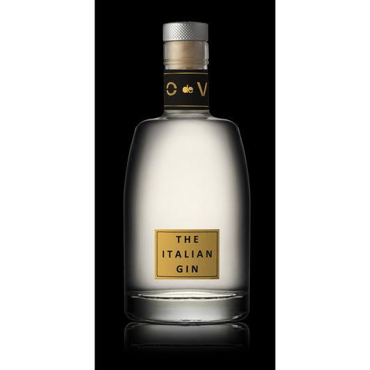 O de V Italian Dry Gin Black, Flasche